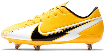 (Preschool) Nike Jr. Mercurial Vapor 13 Academy SG Soft Ground 'Black Yellow' AT8126-801 (Preschool) Nike Jr. Mercurial Vapor 13 Academy SG Soft Ground 'Black Yellow' AT8126-801