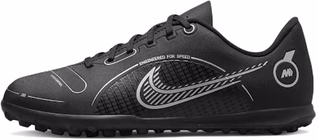 (Youth) Nike Jr. Mercurial Vapor 14 Club TF Black DJ2901-007 (Youth) Nike Jr. Mercurial Vapor 14 Club TF Black DJ2901-007