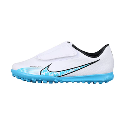 (PS) Nike Jr. Mercurial Vapor 15 Club Turf Football Shoes 'White Baltic Blue'