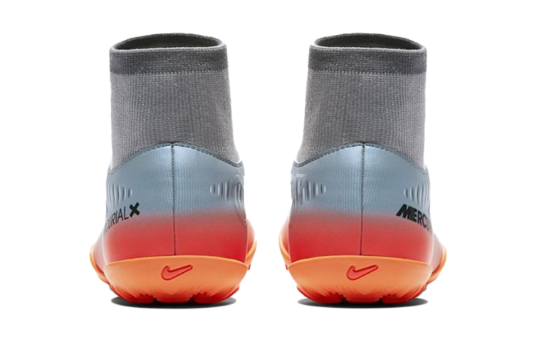 Purchase 兒童 Nike Jr. MercurialX Victory 6 Dynamic Fit CR7 TF 低幫襪套足球鞋 藍橙色