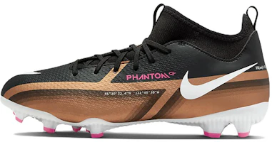 (Preschool) Nike Jr. Phantom GT2 Academy Dynamic Fit MG 'Black Gold White' DR6055-810 (Preschool) Nike Jr. Phantom GT2 Academy Dynamic Fit MG 'Black Gold White' DR6055-810