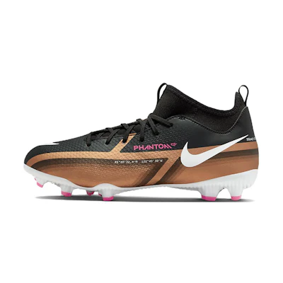 (PS) Nike Jr. Phantom GT2 Academy Dynamic Fit MG 'Black Gold White'