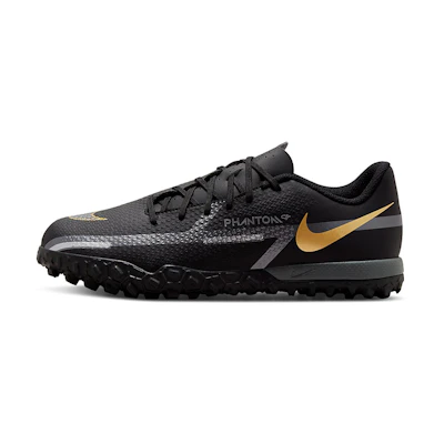 (PS) Nike Jr. Phantom GT2 Academy TF 'Black Gold'