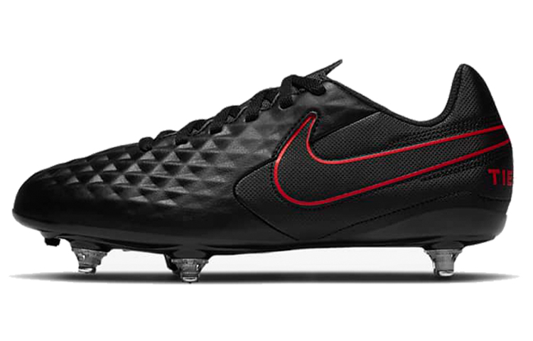 (Youth) Nike Jr. Tiempo Legend 8 Club SG Soft Ground 'Black Red' CJ6235-060