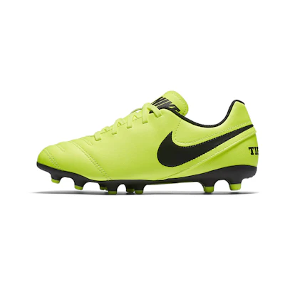 (PS) Nike Jr. Tiempo Rio 3 FG 'Fluorescent Yellow'