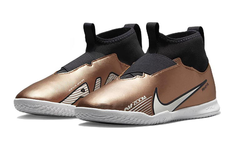 Lookbook (PS) 나이키 주니어 줌 머큐리얼 슈퍼플라이 9 아카데미 IC '골드 블랙' (78 characters) DR6050-810