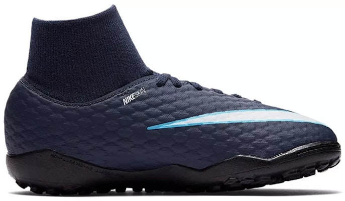 (Preschool) Nike JR Hypervenomx Phelon 3 DF TF 'Blue White' 917775-414 Order (Preschool) Nike JR Hypervenomx Phelon 3 DF TF 'Blue White' 917775-414
