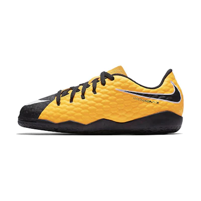 (PS) Nike JR Hypervenomx Phelon 3 IC 'Black Yellow'