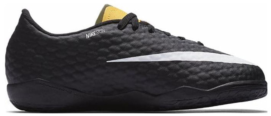 (Preschool) Nike JR Hypervenomx Phelon 3 IC 'Black Yellow' 852600-801 Order (Preschool) Nike JR Hypervenomx Phelon 3 IC 'Black Yellow' 852600-801