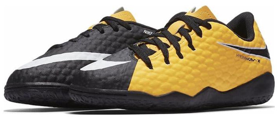 (Preschool) Nike JR Hypervenomx Phelon 3 IC 'Black Yellow' 852600-801 Lookbook (Preschool) Nike JR Hypervenomx Phelon 3 IC 'Black Yellow' 852600-801