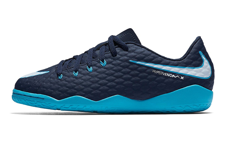 (Preschool) Nike JR Hypervenomx Phelon 3 IC 'Blue Indoor Court' 852600-414