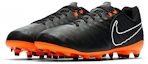 Lookbook 兒童 Nike JR Legend 7 Academy FG 硬地足球鞋 黑橙色