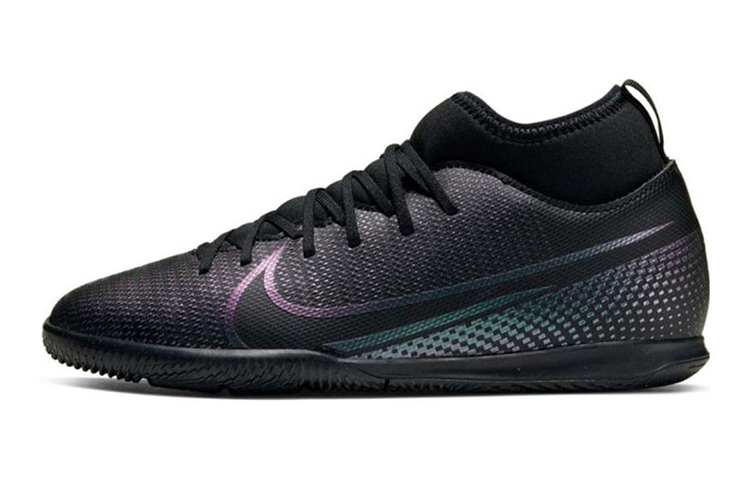 (Youth) Nike JR Mercurial Superfly 7 Club IC 'Black Purple' AT8153-010
