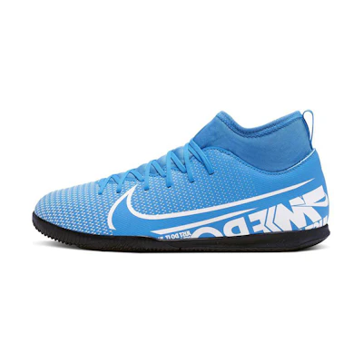 (PS) Nike JR Mercurial Superfly 7 Club IC 'Blue White'