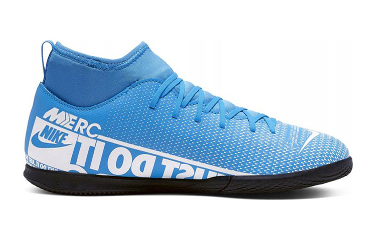 Order (PS) Nike JR Mercurial Superfly 7 Club IC 'Biru Putih' Sepatu Futsal AT8153-414