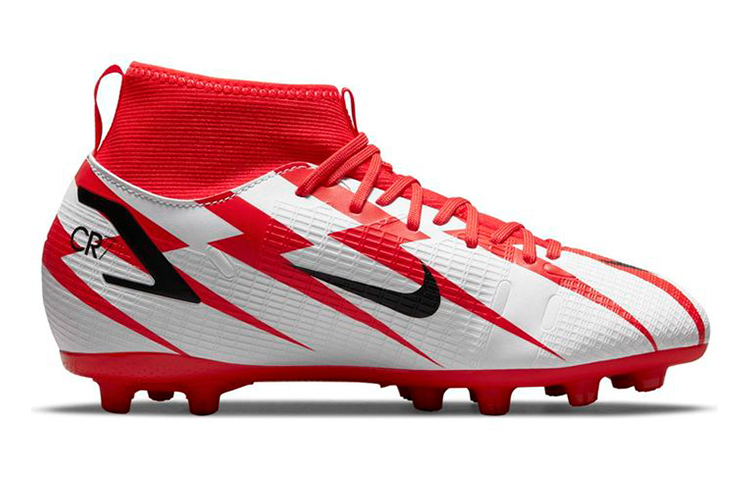 Order 兒童 Nike JR Mercurial Superfly 8 刺客 14 學院版 CR7 HG 硬地足球鞋 紅白