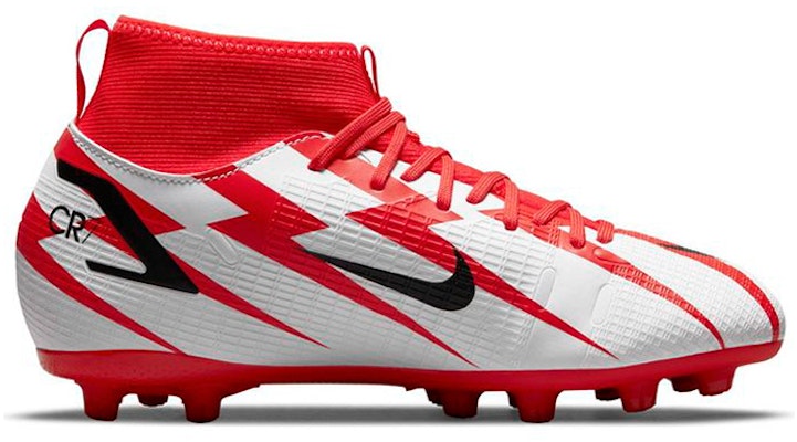 (Preschool) Nike JR Mercurial Superfly 8 Academy CR7 HG 'White Red' DB2673-600 Order (Preschool) Nike JR Mercurial Superfly 8 Academy CR7 HG 'White Red' DB2673-600