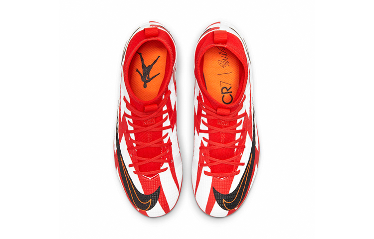 Shop (PS) 나이키 주니어 머큐리얼 슈퍼플라이 8 아카데미 CR7 MG (레드/화이트) DB2674-600