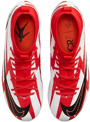(Preschool) Nike JR Mercurial Superfly 8 Academy CR7 HG 'White Red' DB2673-600 Shop (Preschool) Nike JR Mercurial Superfly 8 Academy CR7 HG 'White Red' DB2673-600