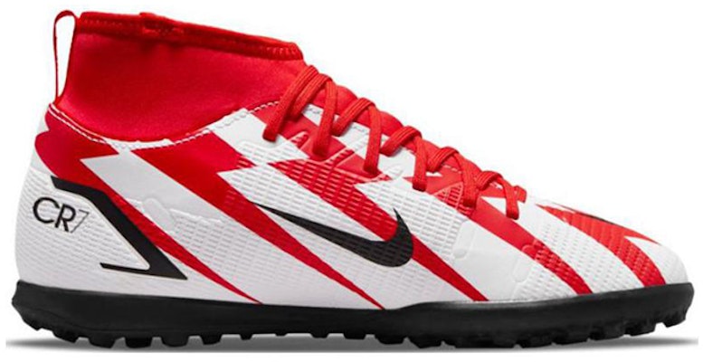 (PS) 耐克JR Mercurial Superfly 8 Club CR7 TF '白红' DB0933-600 Order (PS) 耐克JR Mercurial Superfly 8 Club CR7 TF '白红' DB0933-600
