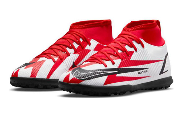 Lookbook (PS) Nike JR Mercurial Superfly 8 Club CR7 TF 'Putih Merah' DB0933-600