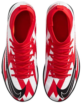 (PS) 耐克JR Mercurial Superfly 8 Club CR7 TF '白红' DB0933-600 Shop (PS) 耐克JR Mercurial Superfly 8 Club CR7 TF '白红' DB0933-600