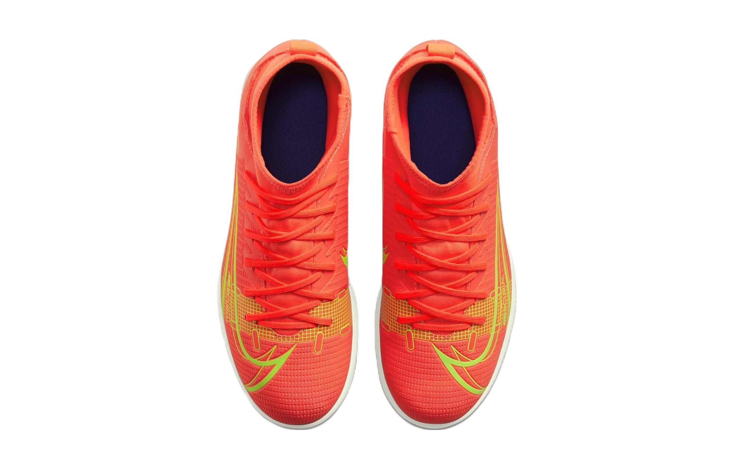 Shop 兒童 Nike JR Mercurial Superfly 8 刺客 14 Club IC 室內場地足球鞋 橙綠
