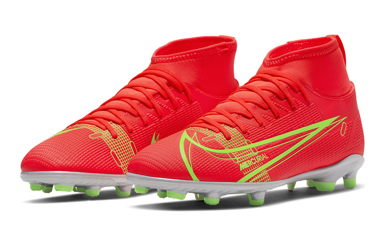 Lookbook (PS) 나이키 주니어 머큐리얼 슈퍼플라이 8 클럽 MG '어쌔신 14 - 레드' CV0790-600