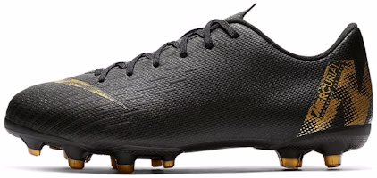 (Preschool) Nike JR Mercurial Vapor 12 Academy FG/MG 'Black Gold' AH7347-077 (Preschool) Nike JR Mercurial Vapor 12 Academy FG/MG 'Black Gold' AH7347-077