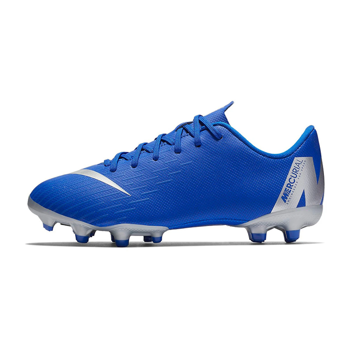 Buy (Preschool) Nike Mercurial Vapor 12 Academy MG Racer Blue Black Volt Metallic Silver AH7347