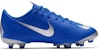 (PS) Nike Mercurial Vapor 12 Academy MG Biru Hitam Perak Metalik Volt AH7347-400