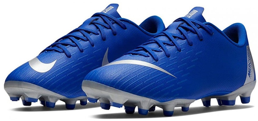 (PS) Nike Mercurial Vapor 12 Academy MG Biru Hitam Perak Metalik Volt AH7347-400 Lookbook (PS) Nike Mercurial Vapor 12 Academy MG Biru Hitam Perak Metalik Volt AH7347-400