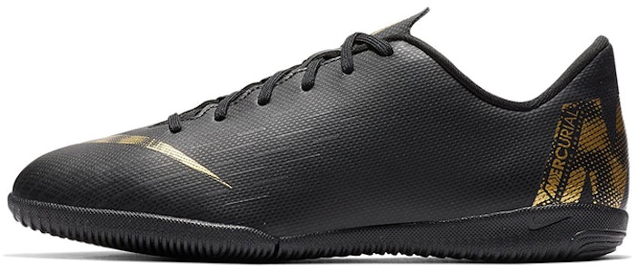 (PS) Nike JR Mercurial Vapor 12 Academy IC 'Negro Oro' AJ3101-077 Buy (PS) Nike JR Mercurial Vapor 12 Academy IC 'Negro Oro' AJ3101-077