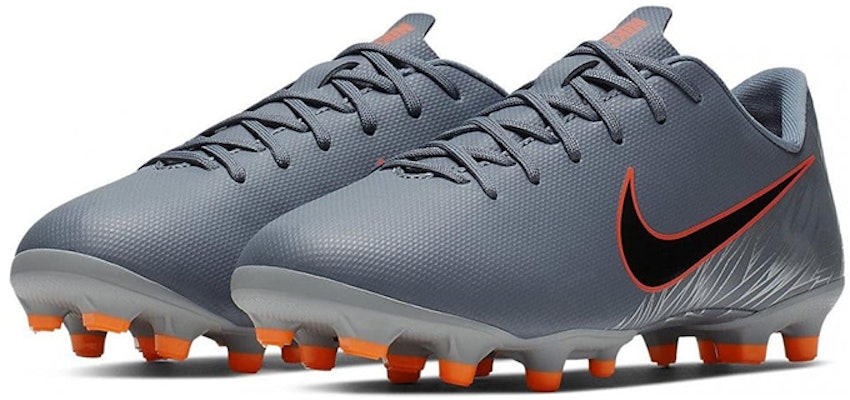 (Preschool) Nike JR Mercurial Vapor 12 Academy MG 'Grey Orange' AH7347-408 Lookbook (Preschool) Nike JR Mercurial Vapor 12 Academy MG 'Grey Orange' AH7347-408