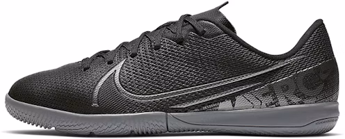 (Youth) Nike JR Mercurial Vapor 13 Academy IC 'Black Silver' AT8137-001 (Youth) Nike JR Mercurial Vapor 13 Academy IC 'Black Silver' AT8137-001