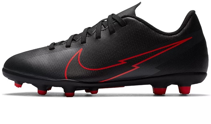 (PS) Nike JR Mercurial Vapor 13 Club MG 'Negro Rojo' AT8161-060 Buy (PS) Nike JR Mercurial Vapor 13 Club MG 'Negro Rojo' AT8161-060