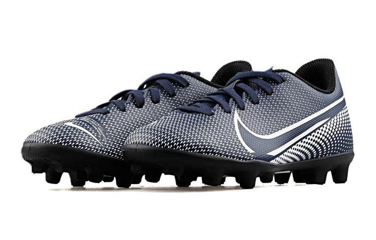 Lookbook (PS) Nike JR Mercurial Vapor 13 Club MG 'Navy White' kasut bola budak lelaki biru putih AT8161-410