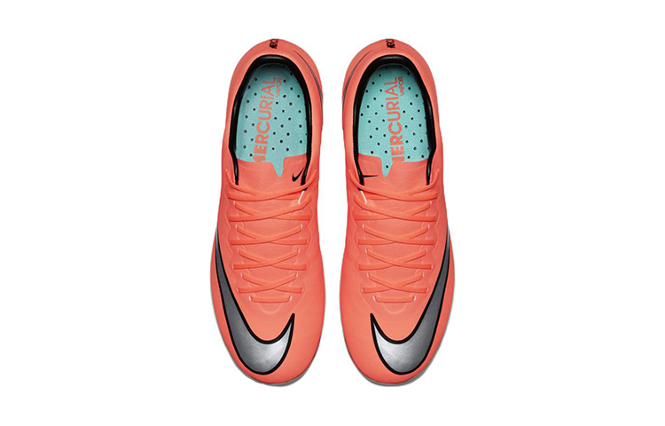 Shop 兒童 Nike JR Mercurial Vapor X FG 硬地足球鞋 橙色