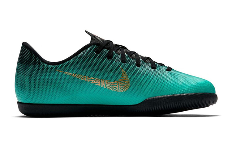 (Youth) Nike JR Mercurial Vaporx12 Club CR7 IC 'Black Green' 圖 2