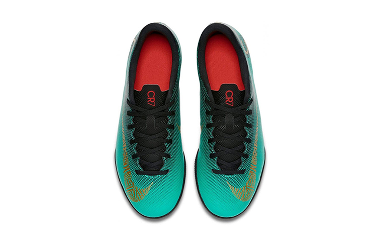 (Youth) Nike JR Mercurial Vaporx12 Club CR7 IC 'Black Green' 圖 4