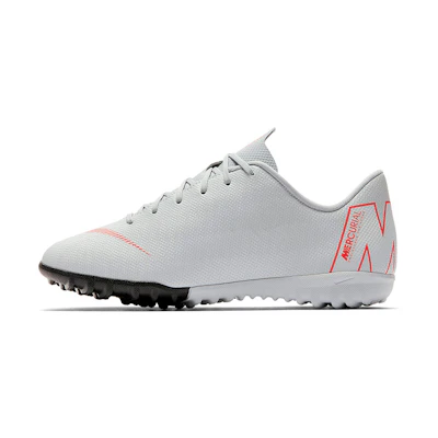 (PS) Nike JR Mercurial VaporX 12 Academy TF 'Grey-Red'