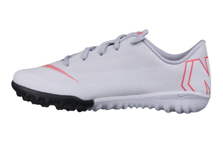 (Preschool) Nike JR Mercurial VaporX 12 Academy TF 'Grey Red' AH7353-060