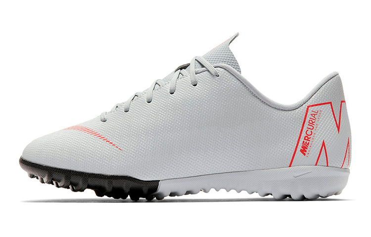 (Preschool) Nike JR Mercurial VaporX 12 Academy TF 'Grey-Red' AH7342-060