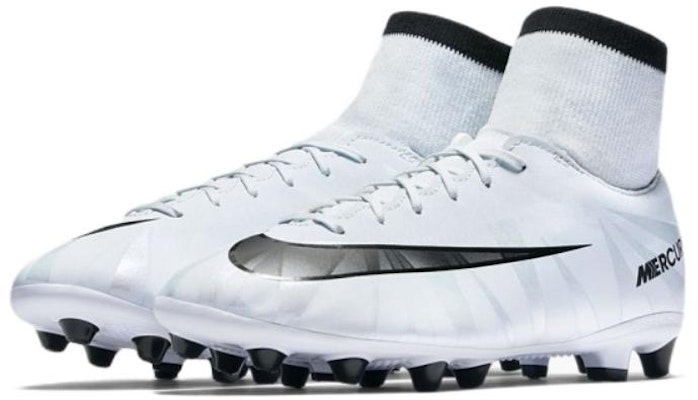 (Preschool) Nike JR Mercurial Victory 6 Dynamic Fit CR7 AG 'White Black' 903603-401 Lookbook (Preschool) Nike JR Mercurial Victory 6 Dynamic Fit CR7 AG 'White Black' 903603-401