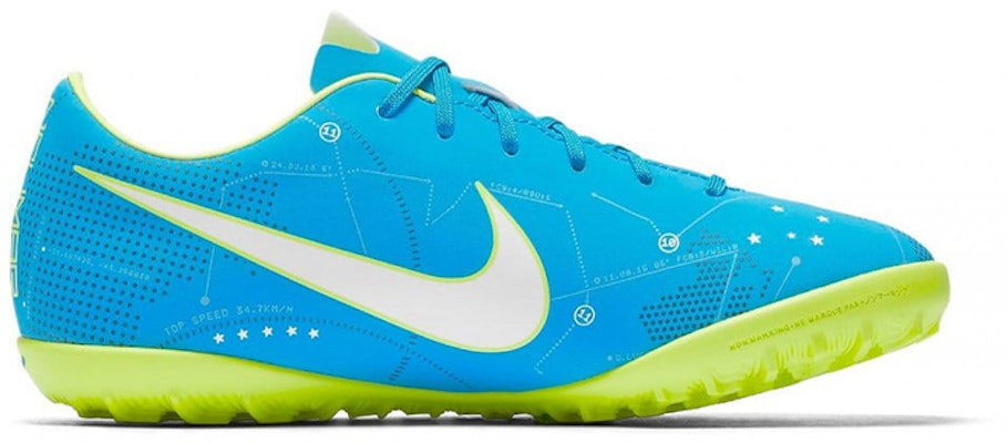 (PS) Nike JR MercurialX Victory 6 'Neymar Biru Putih Hijau' 921494-400 Order (PS) Nike JR MercurialX Victory 6 'Neymar Biru Putih Hijau' 921494-400