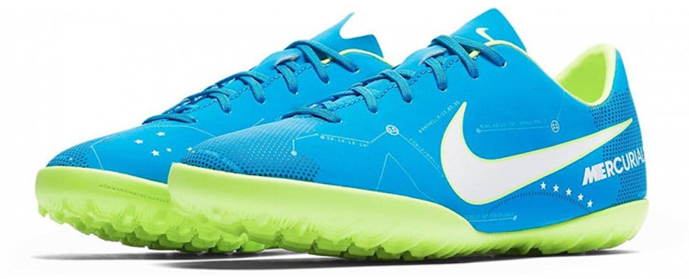 (PS) Nike JR MercurialX Victory 6 'Neymar Biru Putih Hijau' 921494-400 Lookbook (PS) Nike JR MercurialX Victory 6 'Neymar Biru Putih Hijau' 921494-400