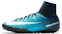 (PS) Nike JR MercurialX Victory 6 DF TF 'Hitam Biru' 903604-404
