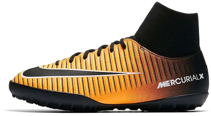 (Preschool) Nike JR MercurialX Victory 6 DF TF 'Black Orange' 903604-801 Buy (Preschool) Nike JR MercurialX Victory 6 DF TF 'Black Orange' 903604-801