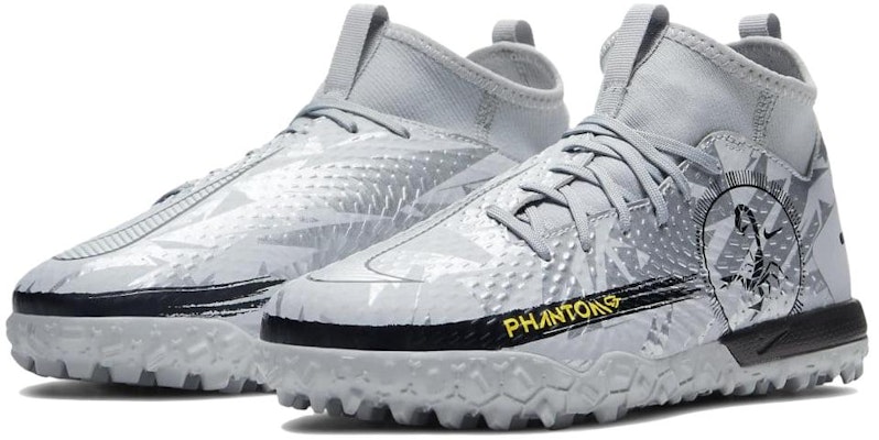 (Youth) Nike JR Phantom GT Academy DF TF 'Silver Gray' DA2289-001 Lookbook (Youth) Nike JR Phantom GT Academy DF TF 'Silver Gray' DA2289-001