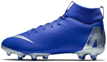 (Preschool) Nike JR Superfly 6 Academy FG/MG 'Blue Silver' AH7337-400 (Preschool) Nike JR Superfly 6 Academy FG/MG 'Blue Silver' AH7337-400